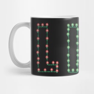 LIT-with christmas lights Mug